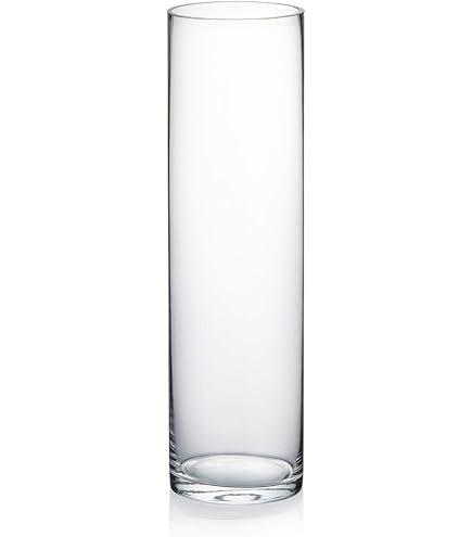 Tall Glass Vase① Amazon.com: Fixwal Set of 2 Clear Tall Glass Cylinder Vases for
